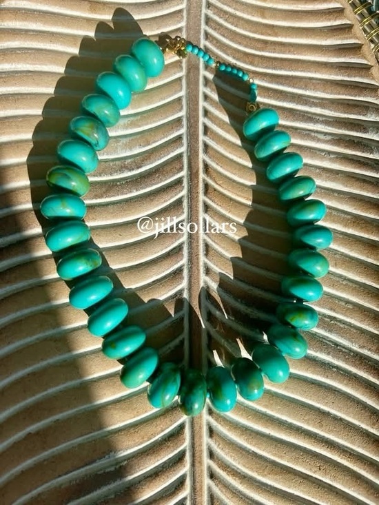 Mayamar Jewelry - Mayamar Large Turquoise Bead Beaded Statement Necklace (NWT)
